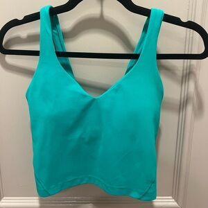 Lululemon Women’s Green Align Tank Top, Light Support, A/B Cup